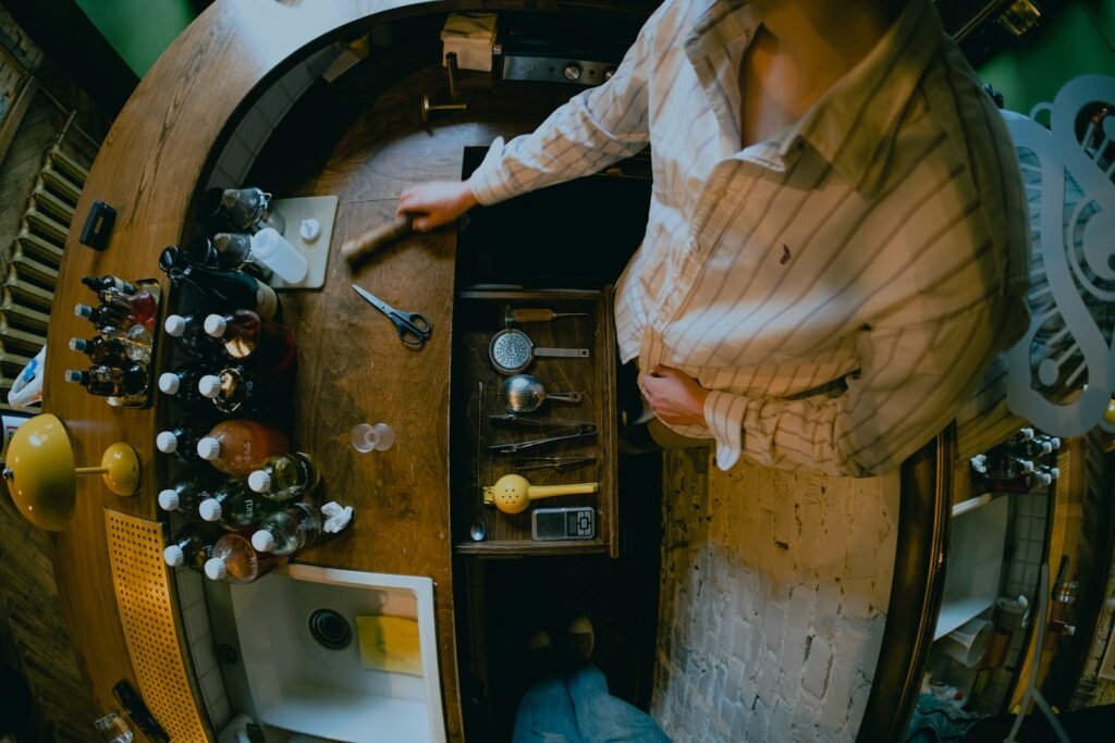 Bar shelves