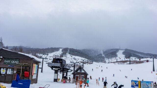 People on a snowy slope