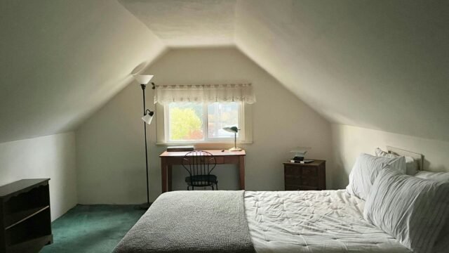 Attic bedroom