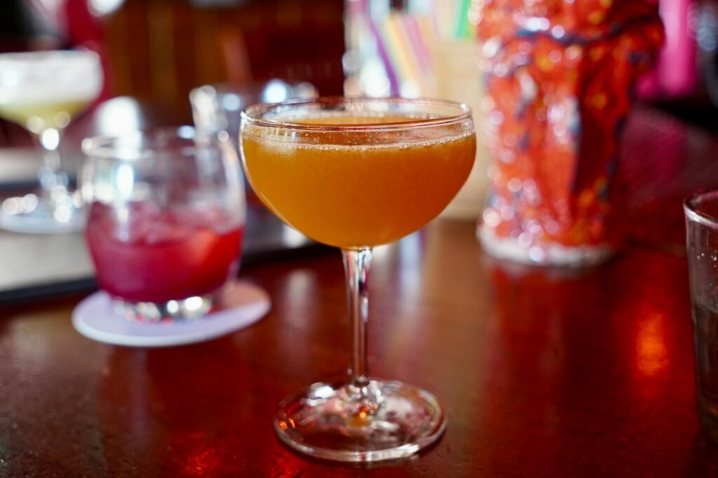 Cocktail on a bar