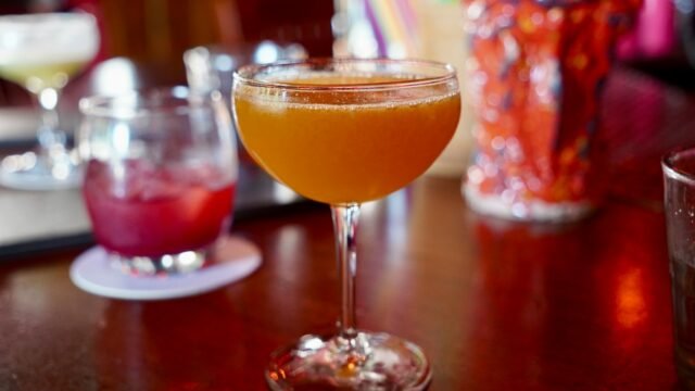 Cocktail on a bar