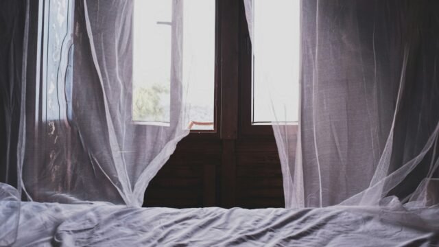 Bright white bedroom